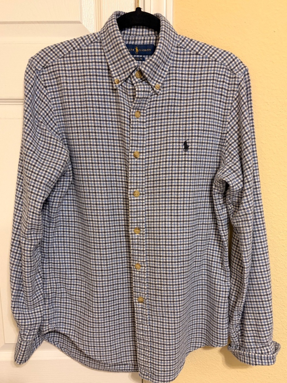Blue Flannel Ralph Lauren Button Down